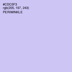 #CDC5F3 - Periwinkle Color Image