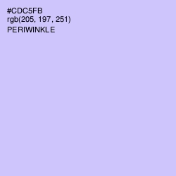 #CDC5FB - Periwinkle Color Image