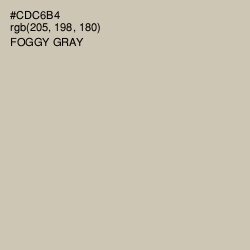 #CDC6B4 - Foggy Gray Color Image