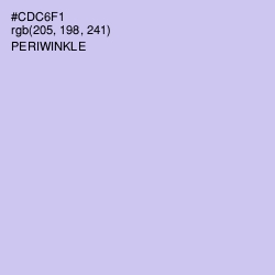 #CDC6F1 - Periwinkle Color Image