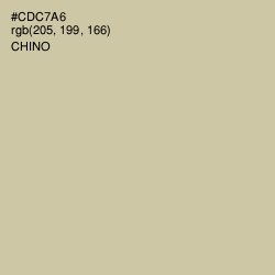 #CDC7A6 - Chino Color Image