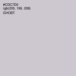 #CDC7D0 - Ghost Color Image