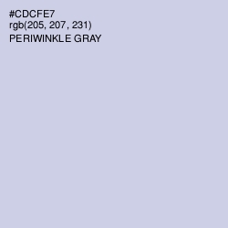 #CDCFE7 - Periwinkle Gray Color Image