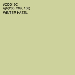 #CDD19C - Winter Hazel Color Image