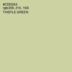 #CDD2A3 - Thistle Green Color Image