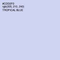 #CDD2F0 - Tropical Blue Color Image