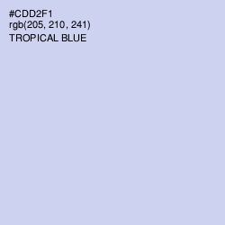 #CDD2F1 - Tropical Blue Color Image