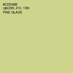 #CDD48B - Pine Glade Color Image