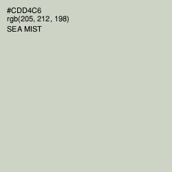 #CDD4C6 - Sea Mist Color Image
