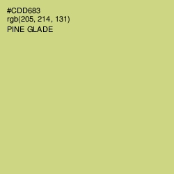 #CDD683 - Pine Glade Color Image