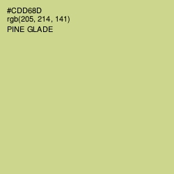#CDD68D - Pine Glade Color Image