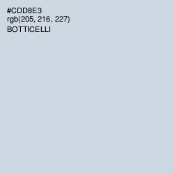 #CDD8E3 - Botticelli Color Image