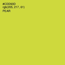 #CDD93D - Pear Color Image