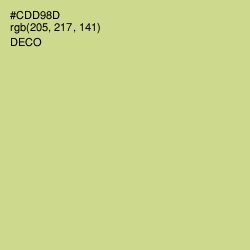 #CDD98D - Deco Color Image