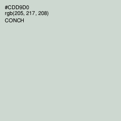 #CDD9D0 - Conch Color Image