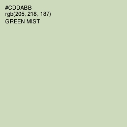 #CDDABB - Green Mist Color Image