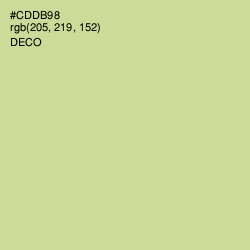 #CDDB98 - Deco Color Image