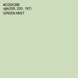 #CDDCBB - Green Mist Color Image