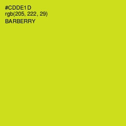 #CDDE1D - Barberry Color Image