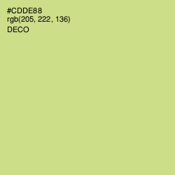 #CDDE88 - Deco Color Image