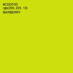 #CDDF0D - Barberry Color Image