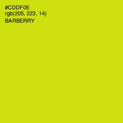 #CDDF0E - Barberry Color Image