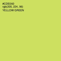 #CDE060 - Yellow Green Color Image