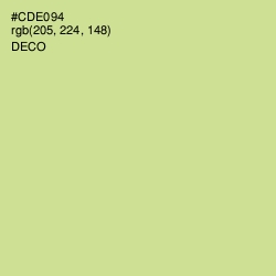 #CDE094 - Deco Color Image