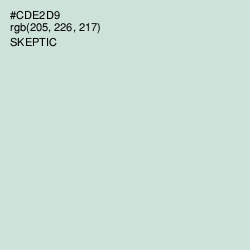 #CDE2D9 - Skeptic Color Image