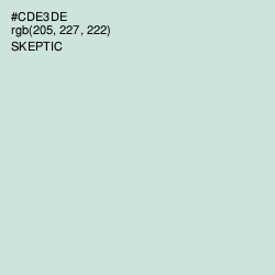 #CDE3DE - Skeptic Color Image