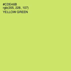 #CDE46B - Yellow Green Color Image