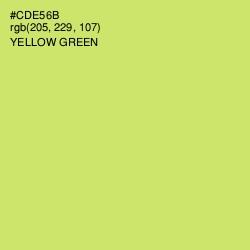 #CDE56B - Yellow Green Color Image