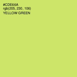 #CDE66A - Yellow Green Color Image