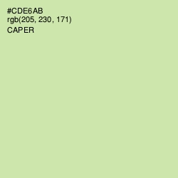 #CDE6AB - Caper Color Image
