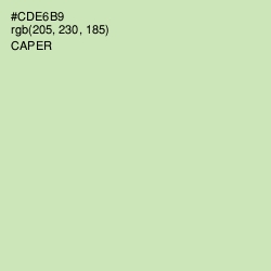 #CDE6B9 - Caper Color Image