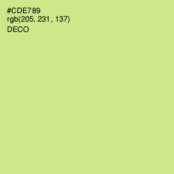 #CDE789 - Deco Color Image