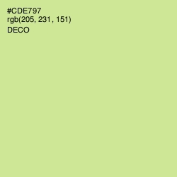 #CDE797 - Deco Color Image