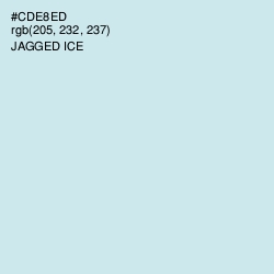 #CDE8ED - Jagged Ice Color Image