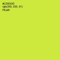 #CDE93D - Pear Color Image