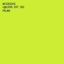 #CDED35 - Pear Color Image