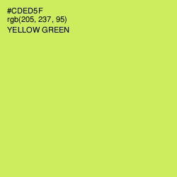 #CDED5F - Yellow Green Color Image
