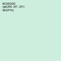 #CDEDDD - Skeptic Color Image