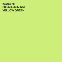 #CDEE78 - Yellow Green Color Image