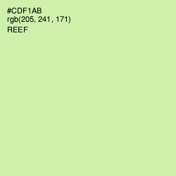 #CDF1AB - Reef Color Image