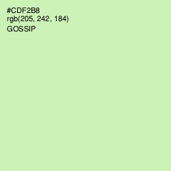 #CDF2B8 - Gossip Color Image