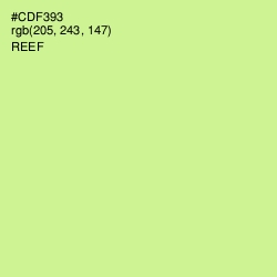 #CDF393 - Reef Color Image