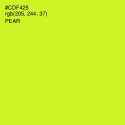 #CDF425 - Pear Color Image
