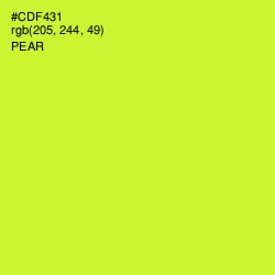 #CDF431 - Pear Color Image