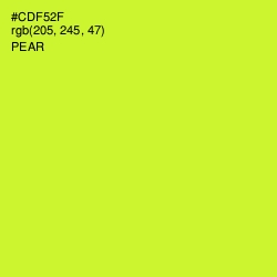 #CDF52F - Pear Color Image