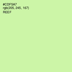 #CDF5A7 - Reef Color Image